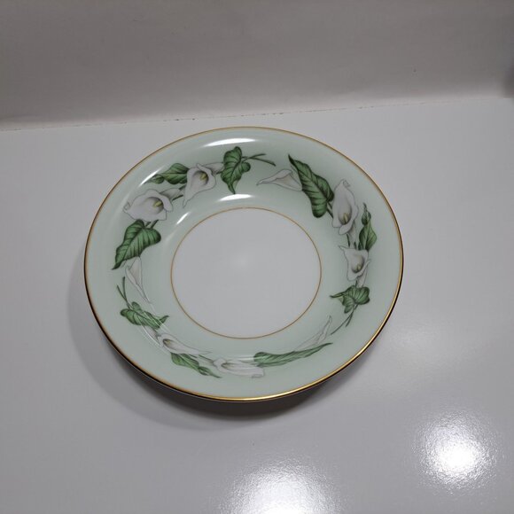 Noritake China Gold Trimmed Floral Porcelain Soup Salad Bowl - Picture 3 of 8